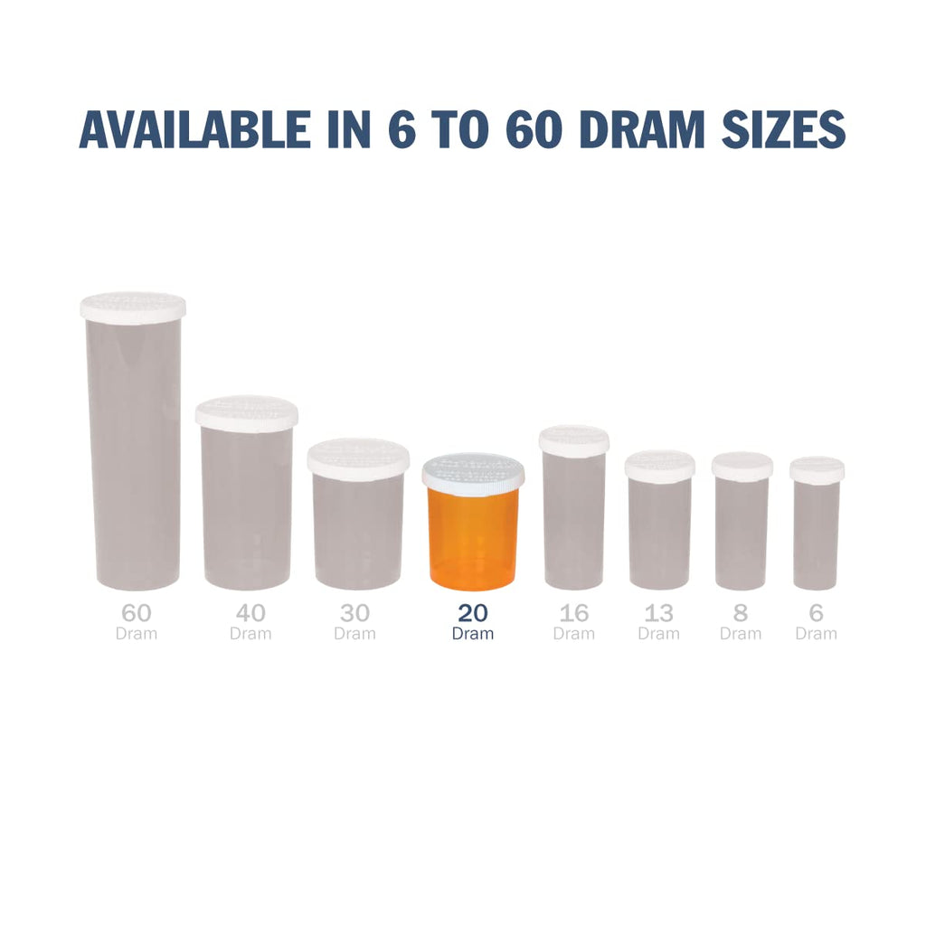 Ezy Dose® 20 Dram Vial (Case of 180)