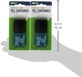 Ezy Dose® Portable Pill Containers (2 Count)