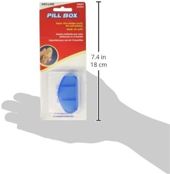 Acu-Life® Daily Pill Box with 3 Compartments