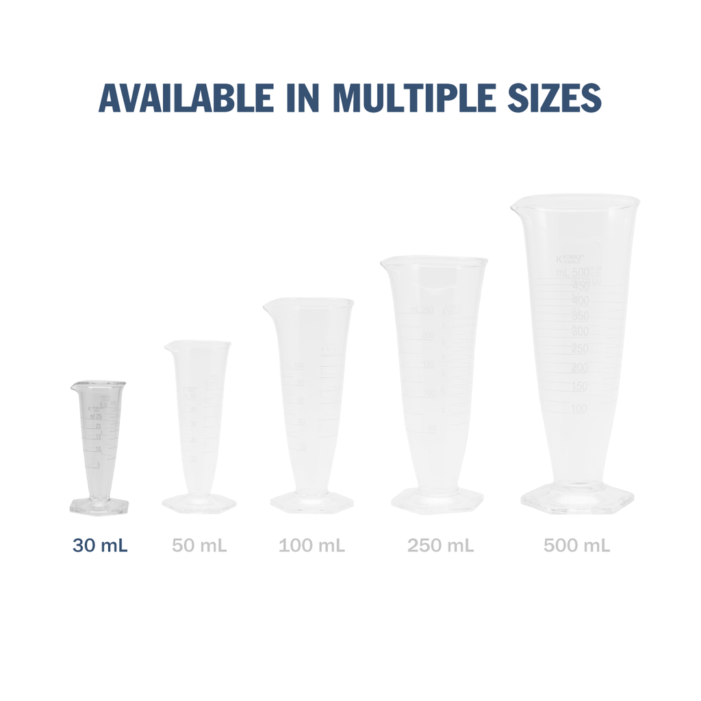 Apothecary Products 100 mL Graduated Cylinder | Double Scale for Metric and Oz | Calibrated | Glass