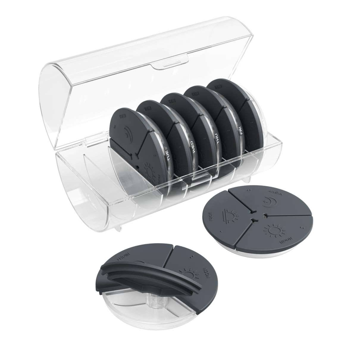 Ezy Dose® Embossed Weekly 3x/Day Pill Organizer with Case