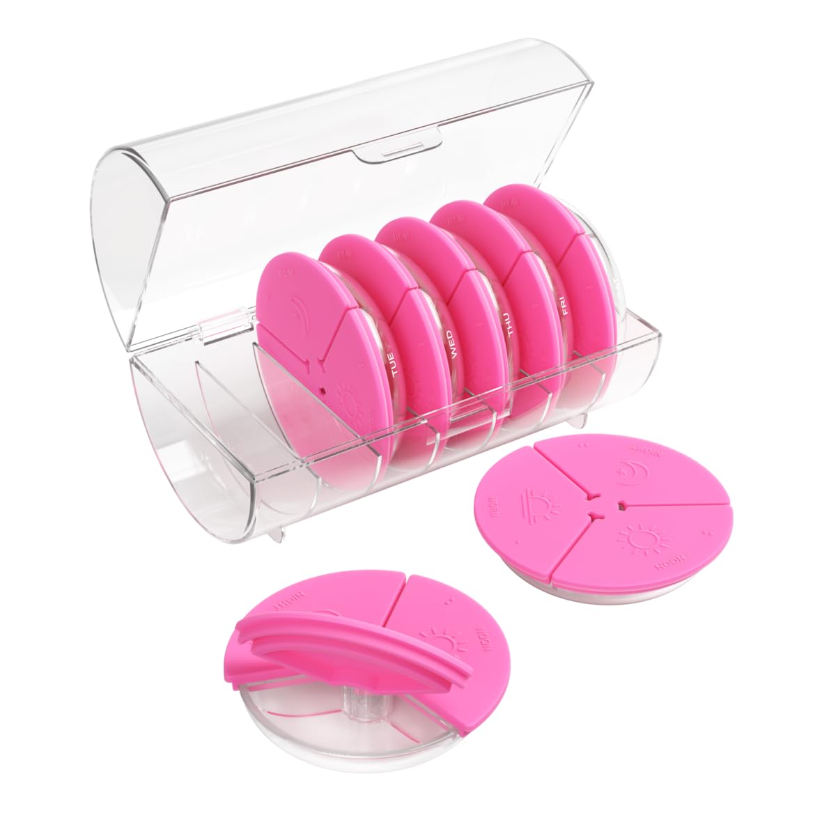 Ezy Dose® Embossed Weekly 3x/Day Pill Organizer with Case
