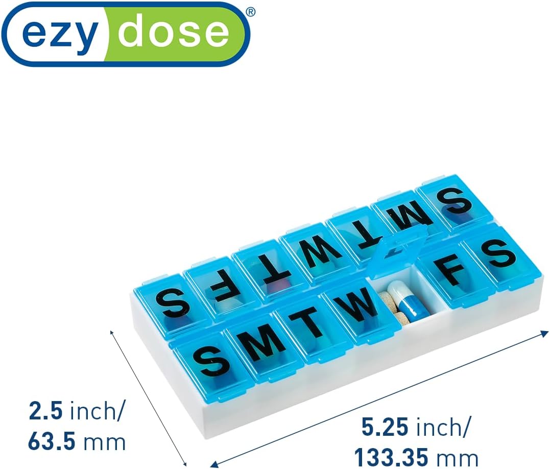 Ezy Dose® Contoured 2-Week Pill Organizer
