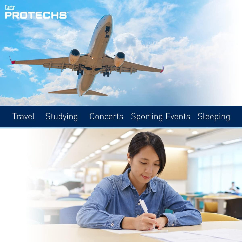 Flents® PROTECHS™ Reusable Corded Ear Plugs for Sleep (10 or 25 Pair)