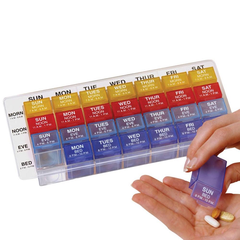 Med Control Count Off Ezy Dose® Weekly 4x a Day Med-Control Tray