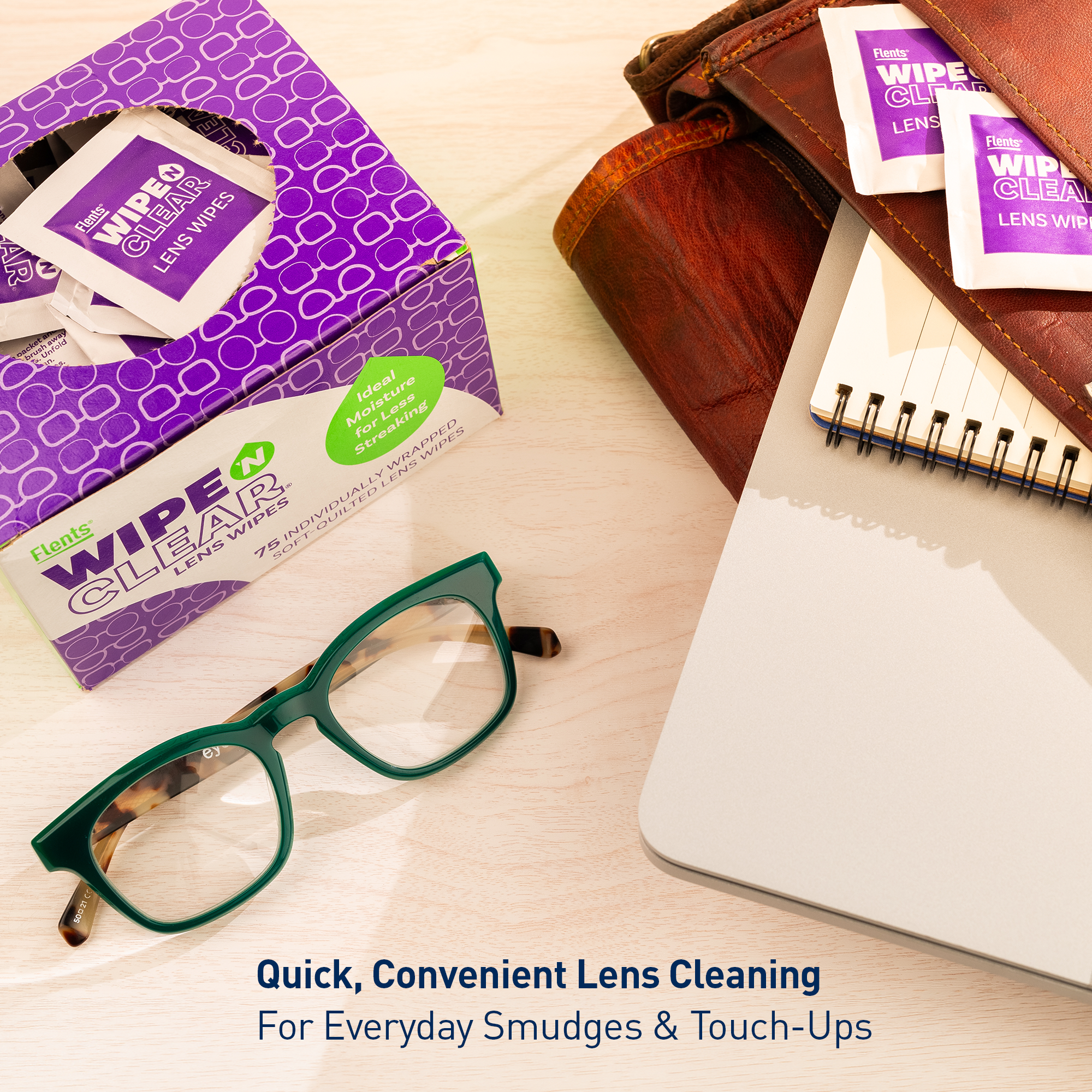 Flents® Wipe 'n Clear® Lens Cleaning Wipes (150 Count)