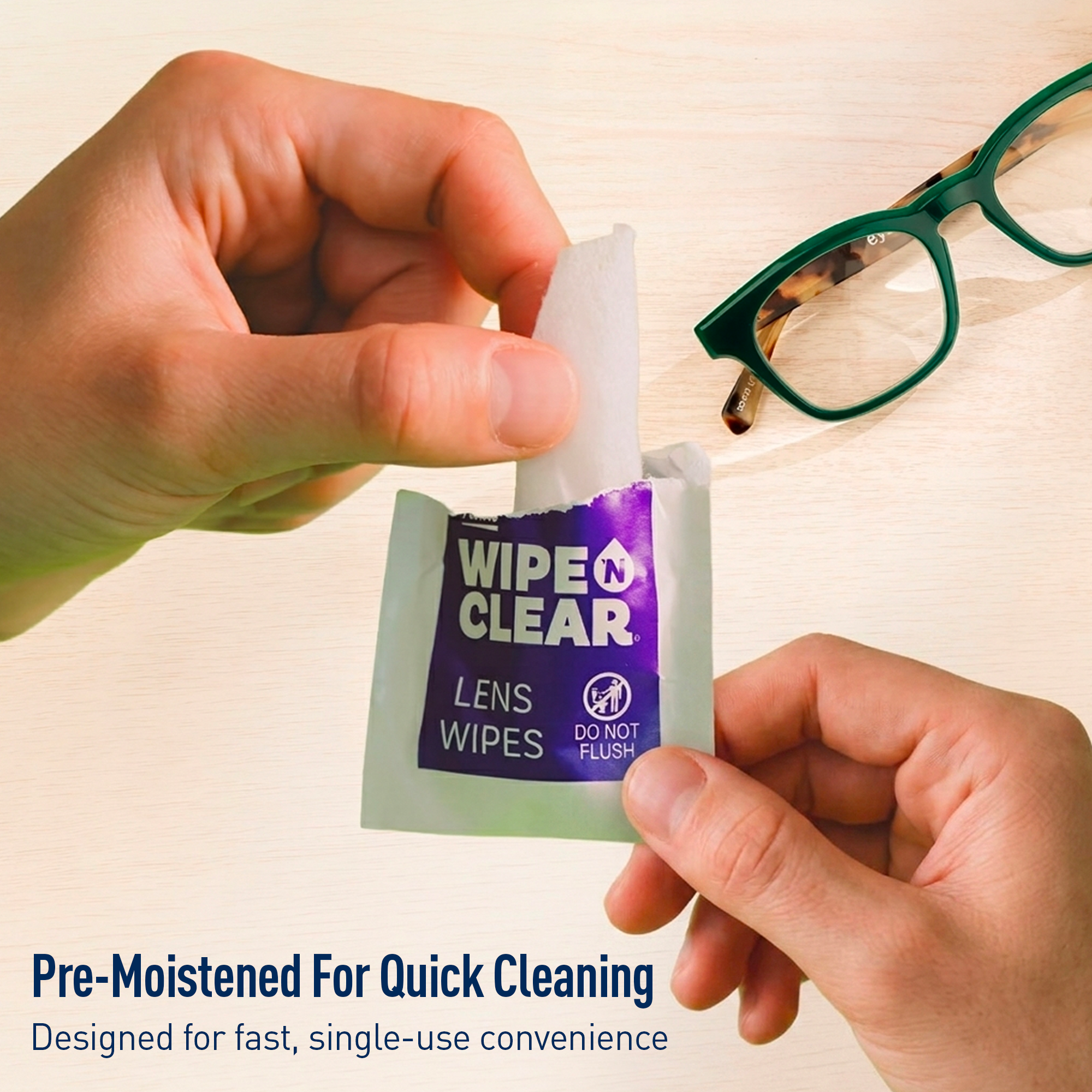 Flents® Wipe 'n Clear® Lens Cleaning Wipes (150 Count)