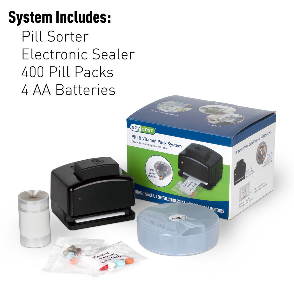 Ezy Dose® Pill & Vitamin Packing System