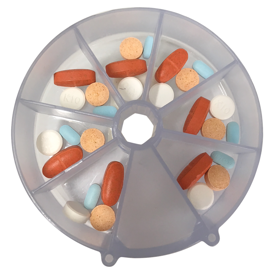 Ezy Dose® Pill Suite Pill & Vitamin Sorter, Use with Pill Suite Pouches