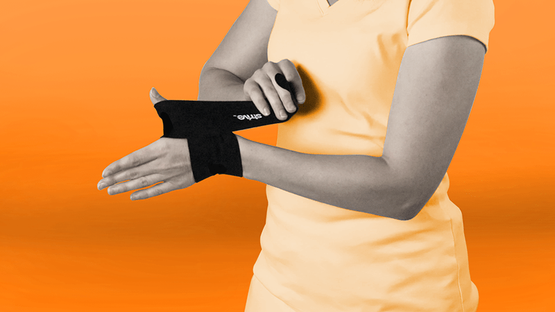 Use Strive's Thumb Compression Wrap to support sore thumbs