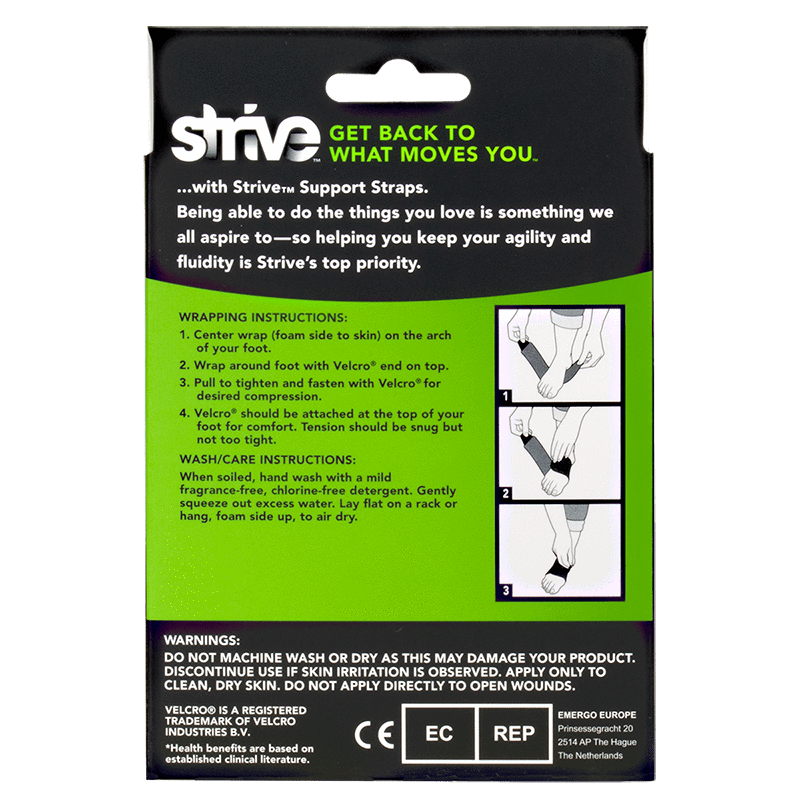 Strive Plantar Fasciitis Support Strap instructions