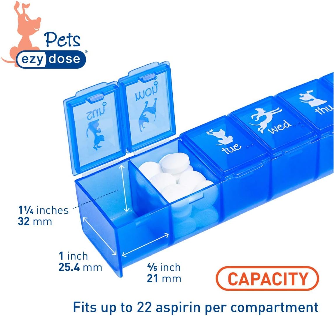 Ezy Dose® Pet Weekly Dog Pill Organizer (Large)