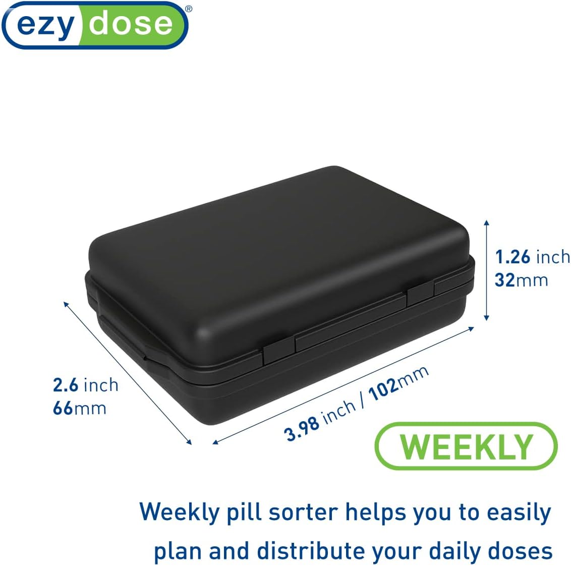 Ezy Dose® Daily Pocket Pharmacy Pill Case (2 Pack)