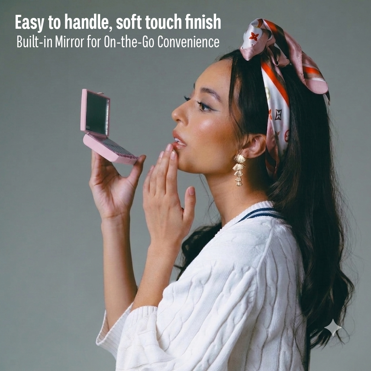 Equadose® Mirrored Travel Pill Case