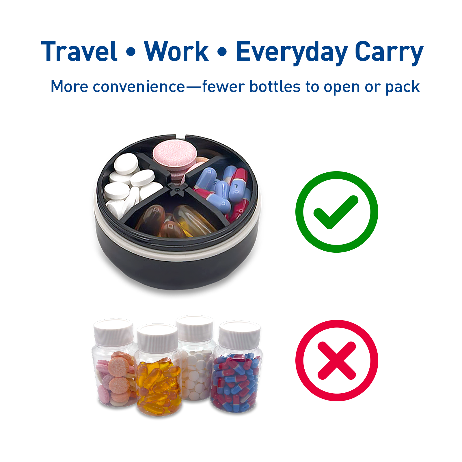Ezy Dose® Mini Vitamin Organizer