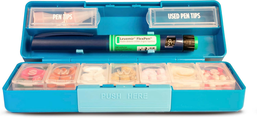 Diabetic™ Specialty Products 7-Day Pill Reminder With Pen Holder