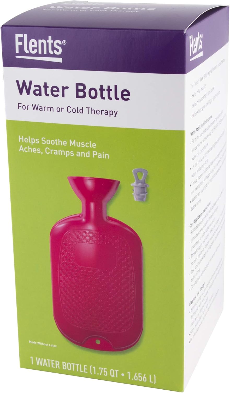 Flents Water Bottle For Warm or Cold Therapy | Apothecary Brands