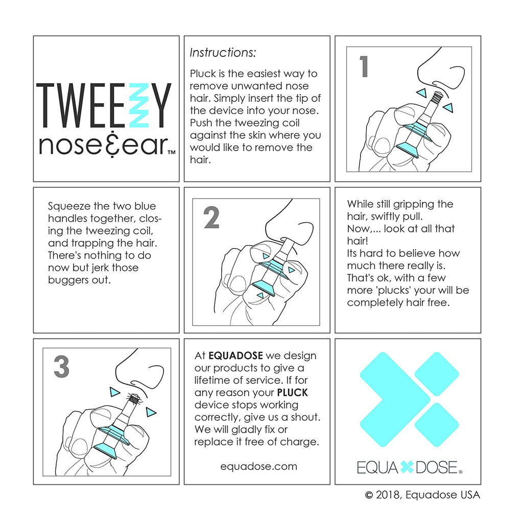 Equadose® Tweezy Hair Remover
