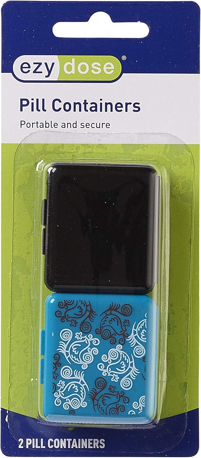 Ezy Dose® Portable Pill Containers (2 Count)