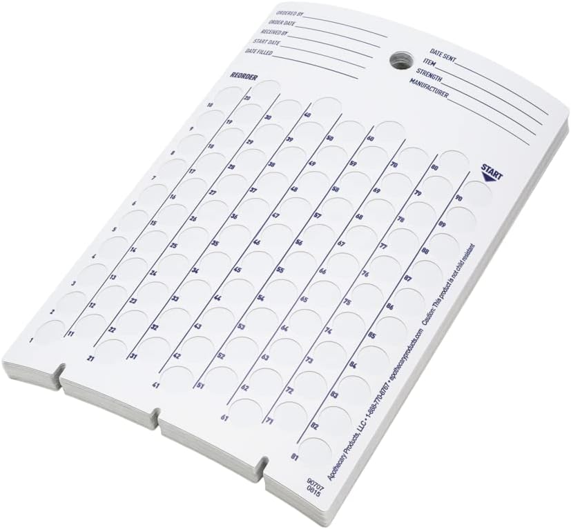Ezy Dose® 90-Day Disposable Cards (Case of 500)