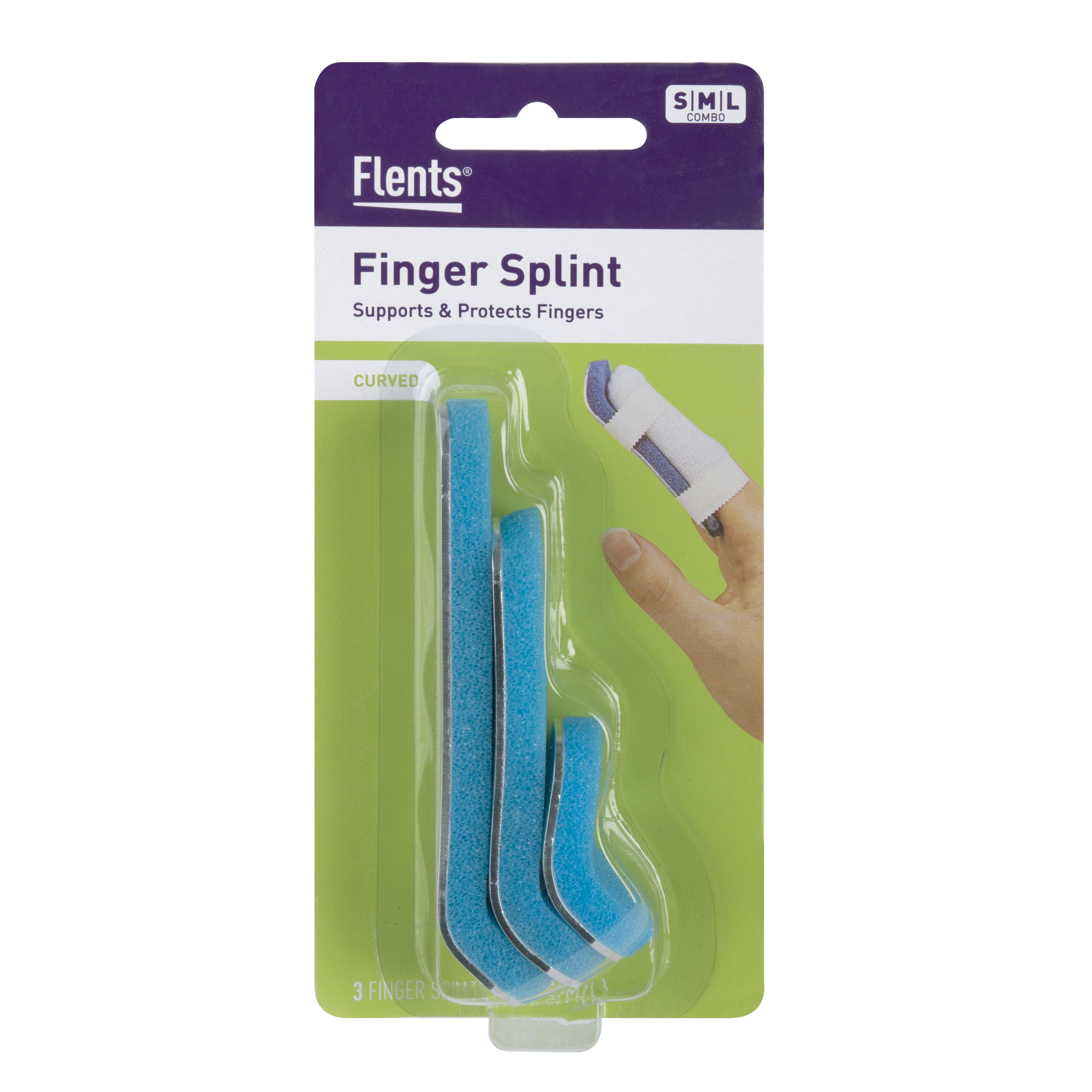 Flents® Curved Finger Splint (Assorted Sizes)