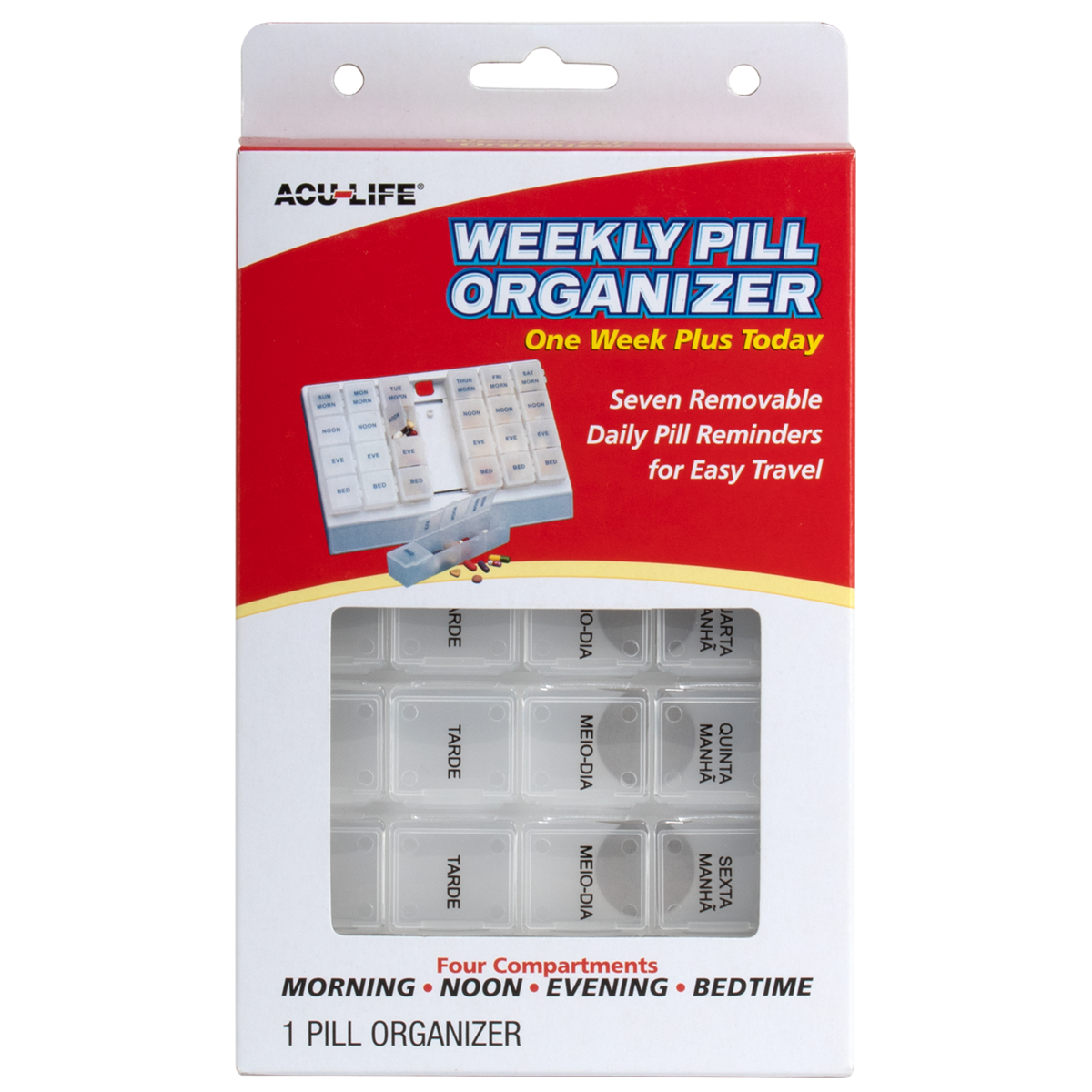 Acu-Life® Weekly Pill Organizer