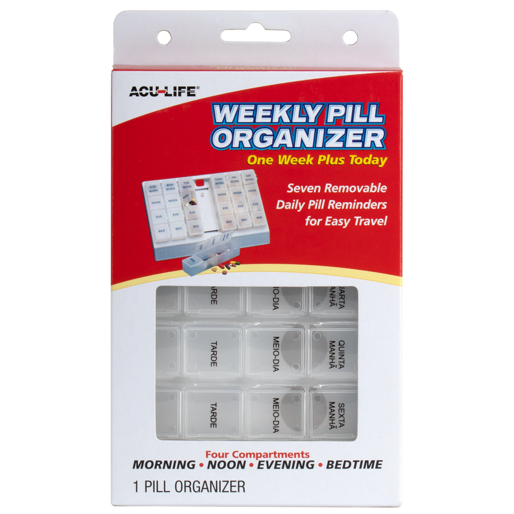 Acu-Life® Weekly Pill Organizer