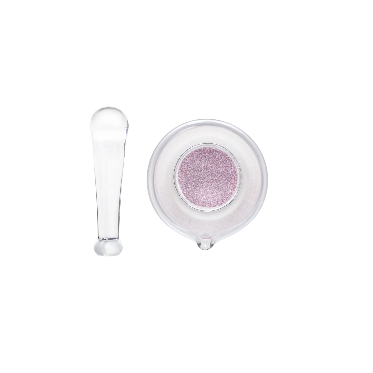 Apothecary Products 2 oz Glass Mortar and Pestle Bowl