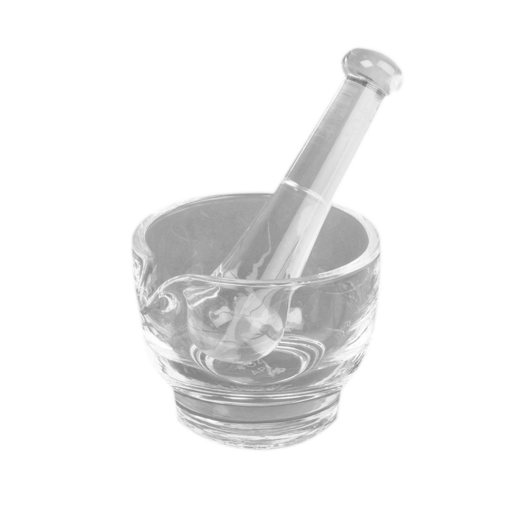 Apothecary Products 16 oz Glass Mortar and Pestle Bowl