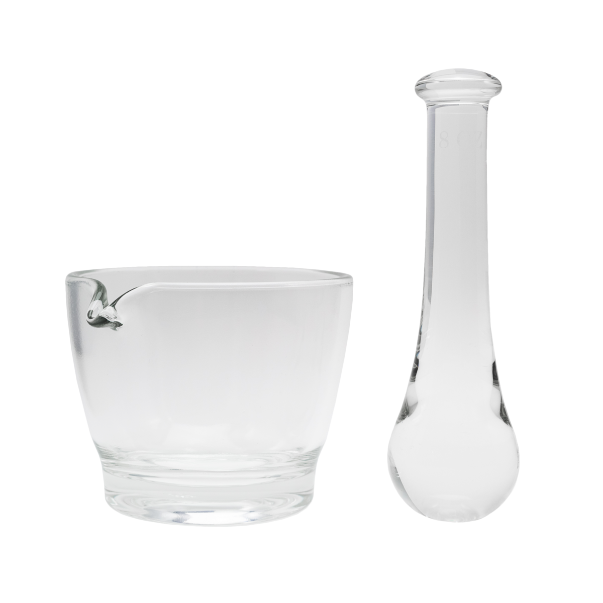 Apothecary Products 8oz Glass Mortar and Pestle