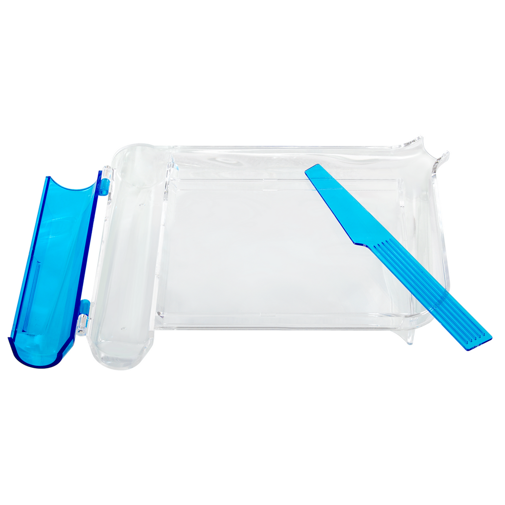 Apothecary Products Pill Tray & Spatula for Tablets, Medicine, Vitamins, Right-Handed, Clear, 2 Count