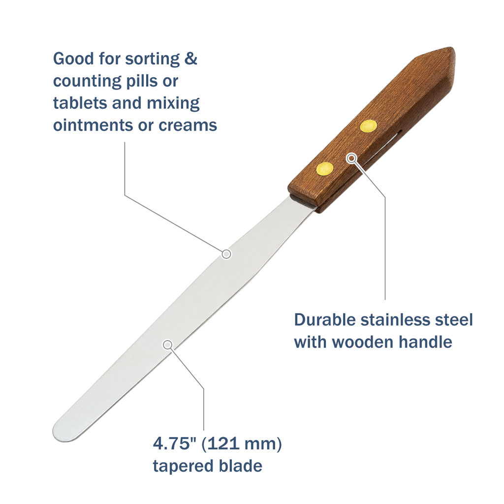 Apothecary Products Stainless Steel Spatula and Blade (4.75 in)