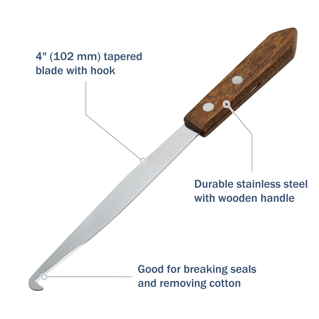 Apothecary Products Stainless Steel Spatula and Blade (4 in)