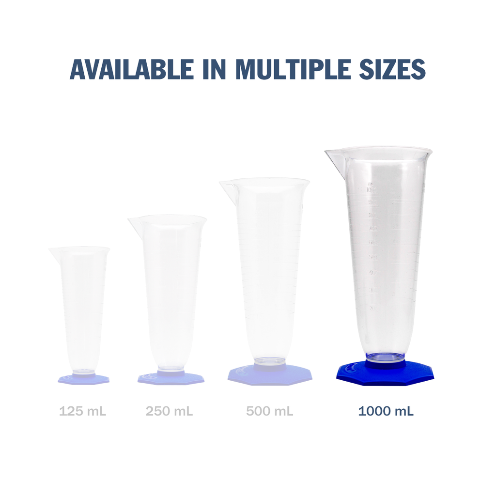 Apothecary Products 1000 mL Double Scale Graduated Cylinder