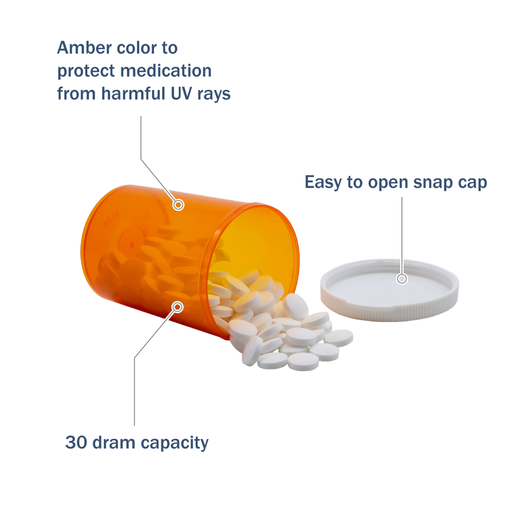 Ezy Dose® 30 Dram Storage Vial (Case of 140)