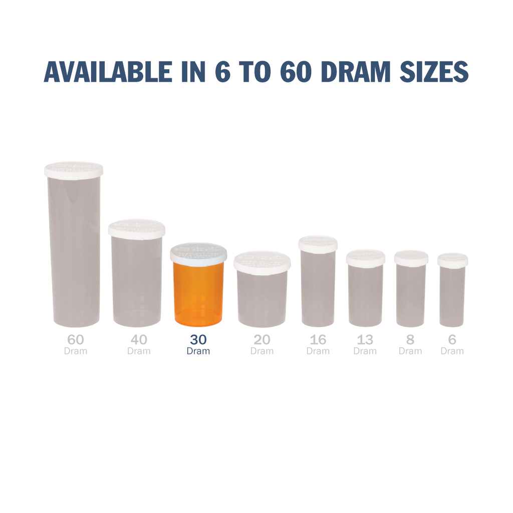 Ezy Dose® 30 Dram Vial (Case of 125)