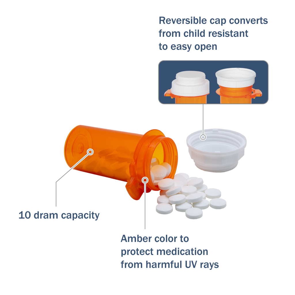 Ezy Dose® 10 Dram Vial (Case of 250)