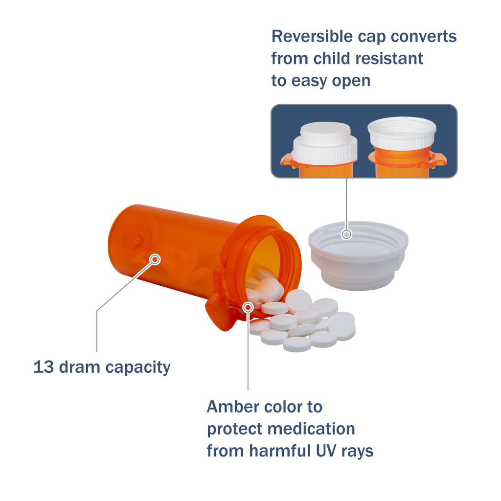 Ezy Dose® 13 Dram Vial (Case of 200)