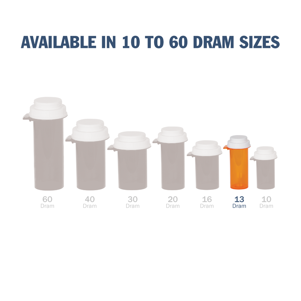 Ezy Dose® 13 Dram Vial (Case of 200)