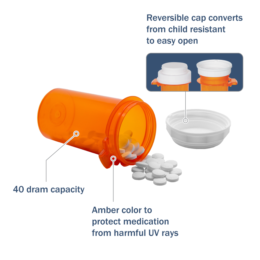 Ezy Dose® 40 Dram Vial (Case of 90)