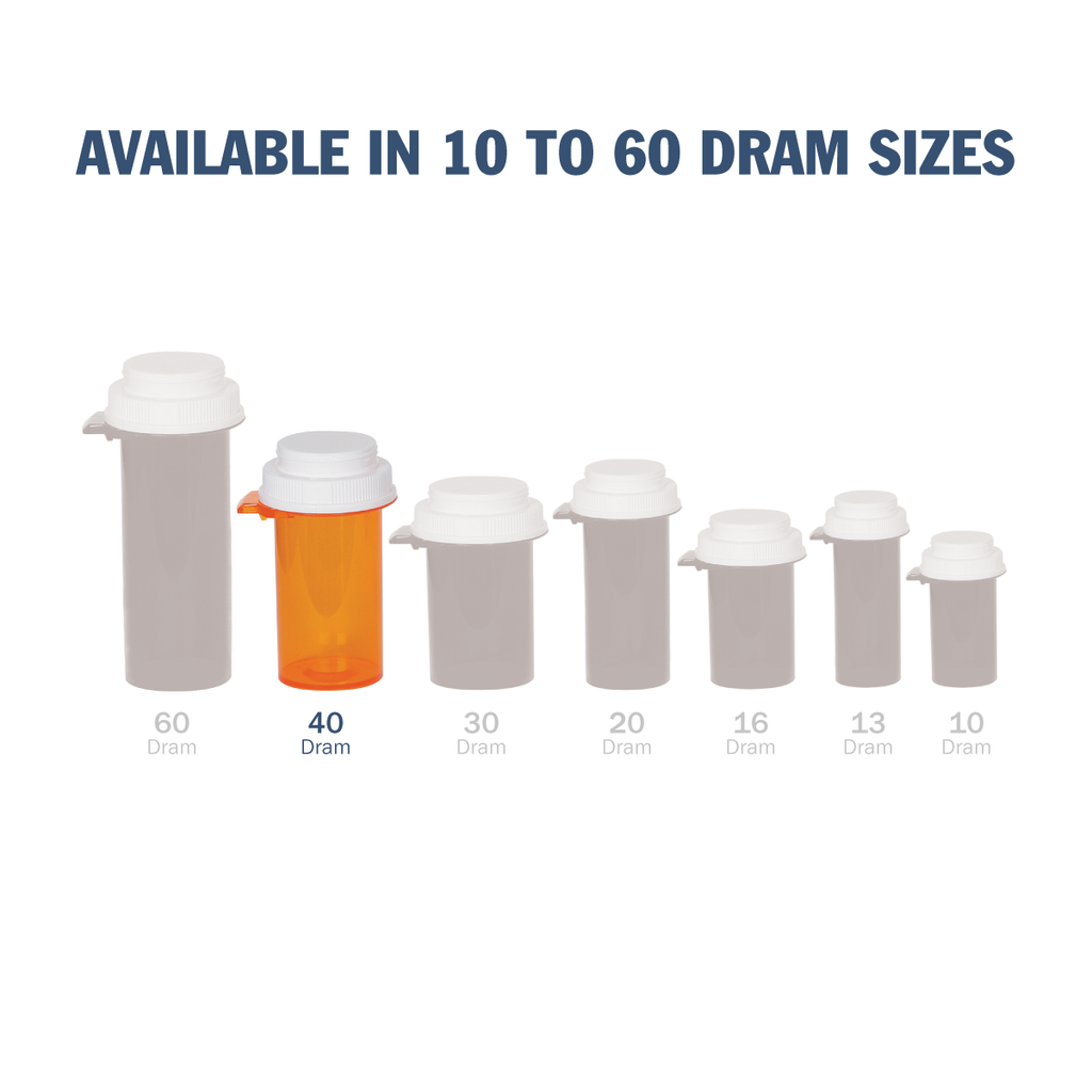 Ezy Dose® 40 Dram Vial (Case of 90)