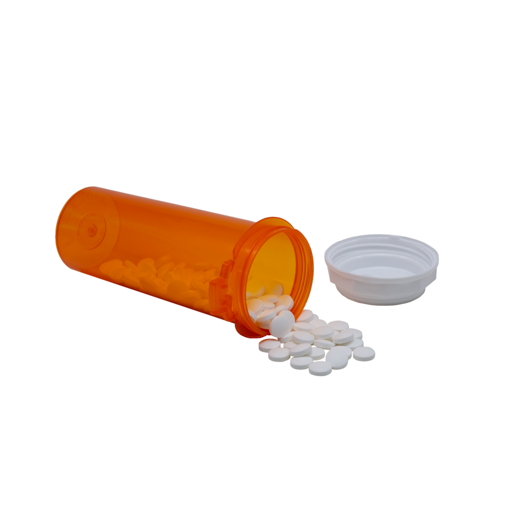 Apothecary Products Pill, Medicine, Vitamin Container & Vial | 60 Dram Storage | Child-Resistant Cap | Case of 60