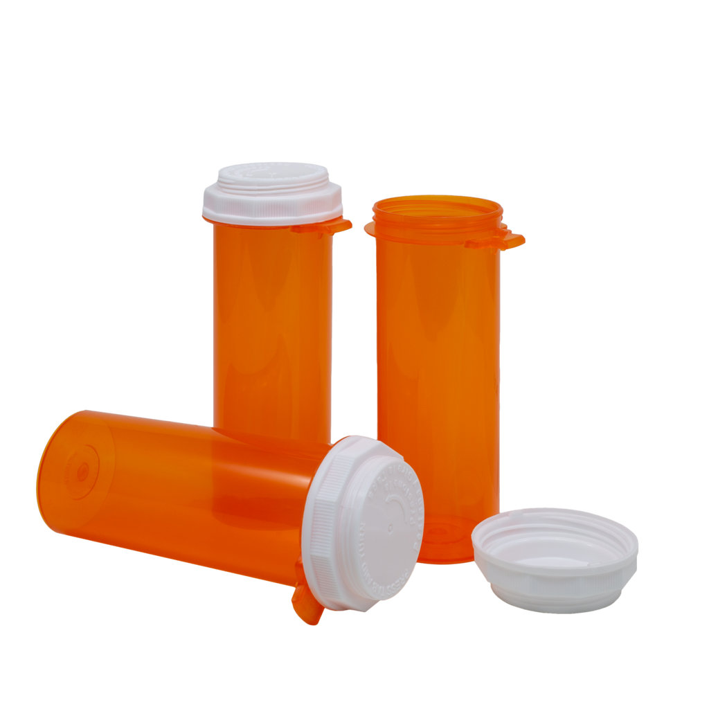 Apothecary Products Pill, Medicine, Vitamin Container & Vial | 60 Dram Storage | Child-Resistant Cap | Case of 60