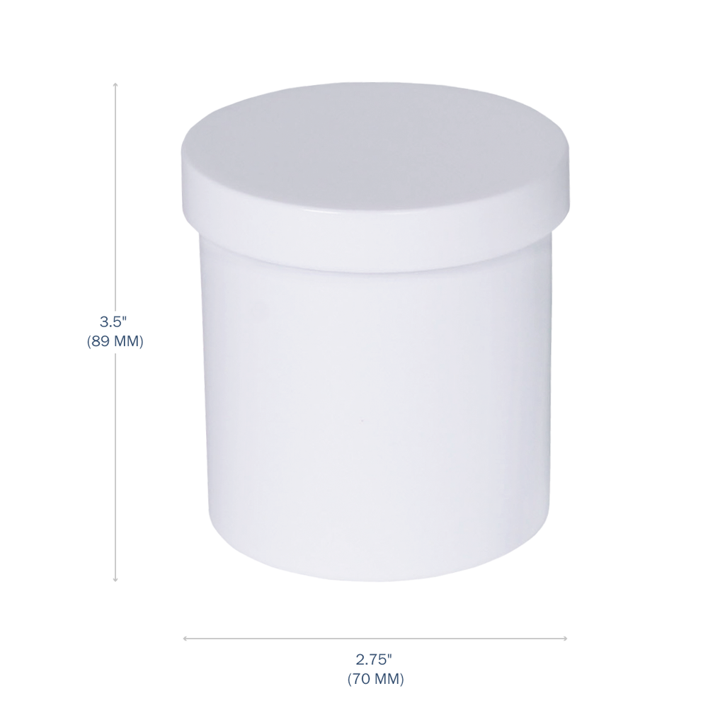 Apothecary Products 1/2 oz Ointment Jar and Container (Pack of 12)