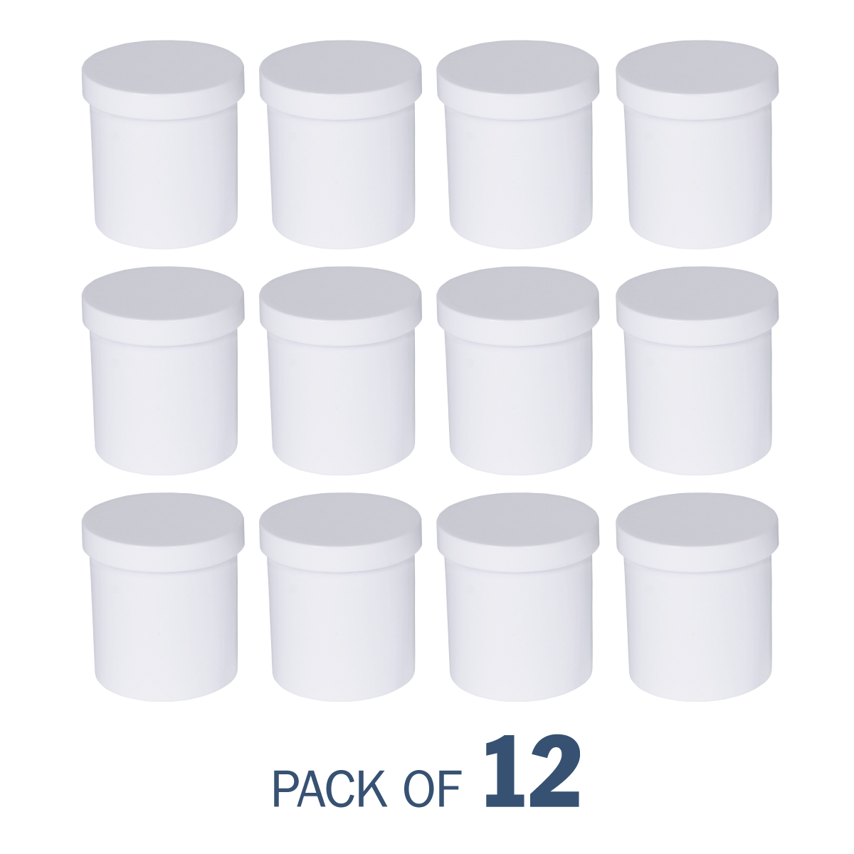 Apothecary Products 16 oz Ointment Jar and Container (Pack of 12)