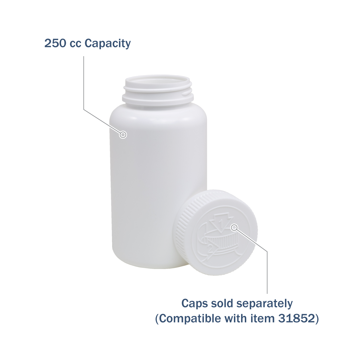 Ezy Dose® 400 mL Pharmaceutical Round Bottle (Pack of 12)