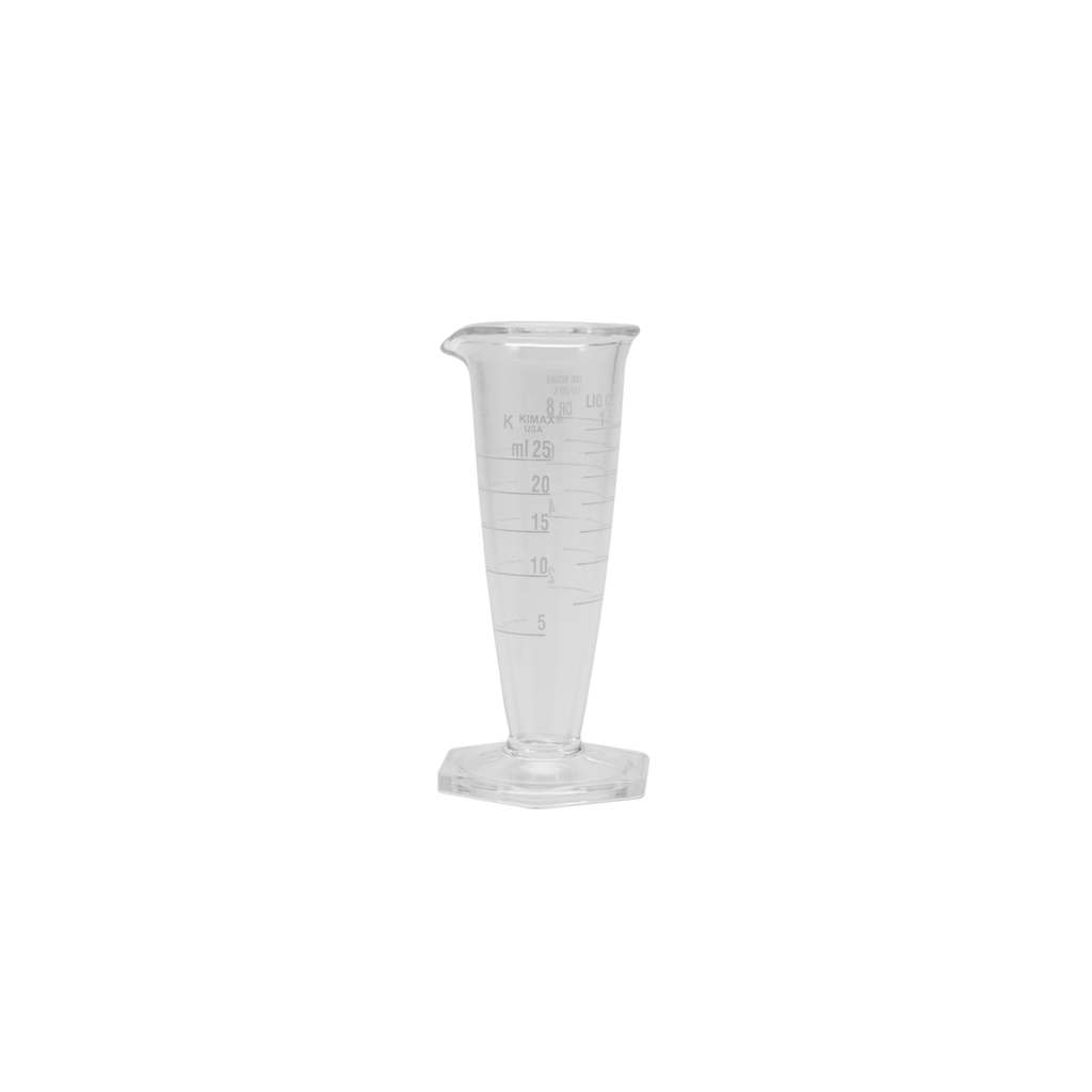 Apothecary Products 100 mL Graduated Cylinder | Double Scale for Metric and Oz | Calibrated | Glass