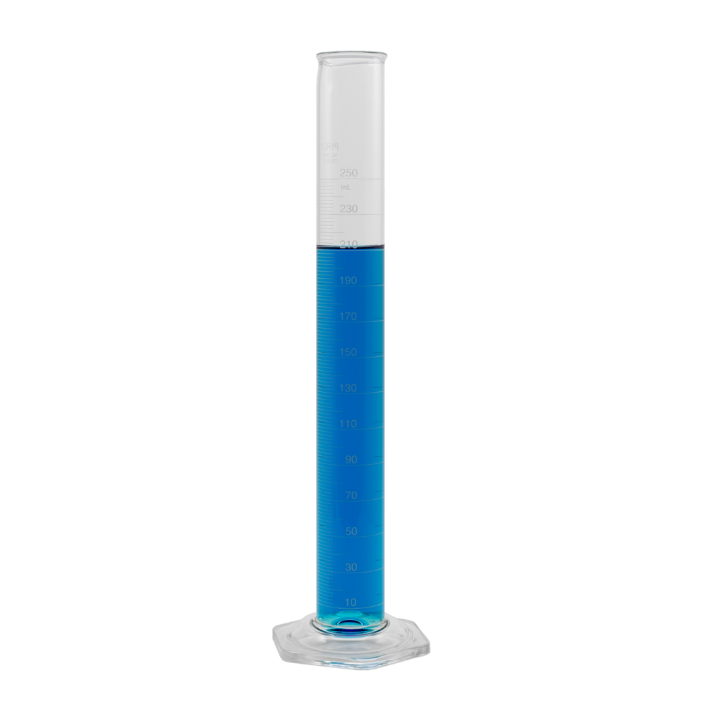 Apothecary Products 10 mL Graduated Cylinder, Calibrated, High Quality Glass