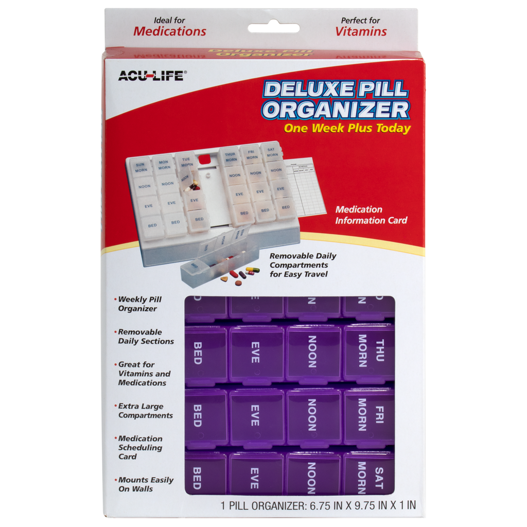 Acu-Life® Deluxe Pill Organizer