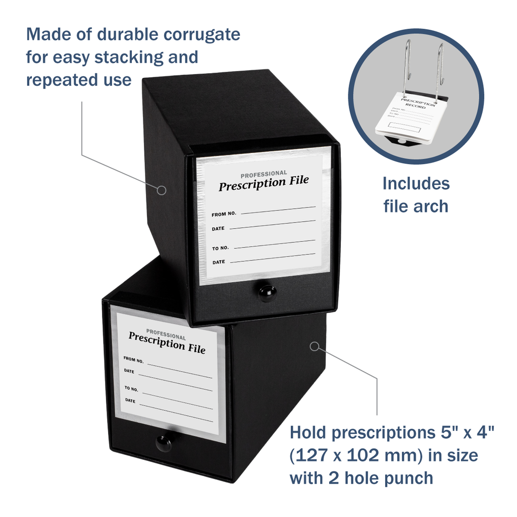 Apothecary Products File Organizer & Storage Box